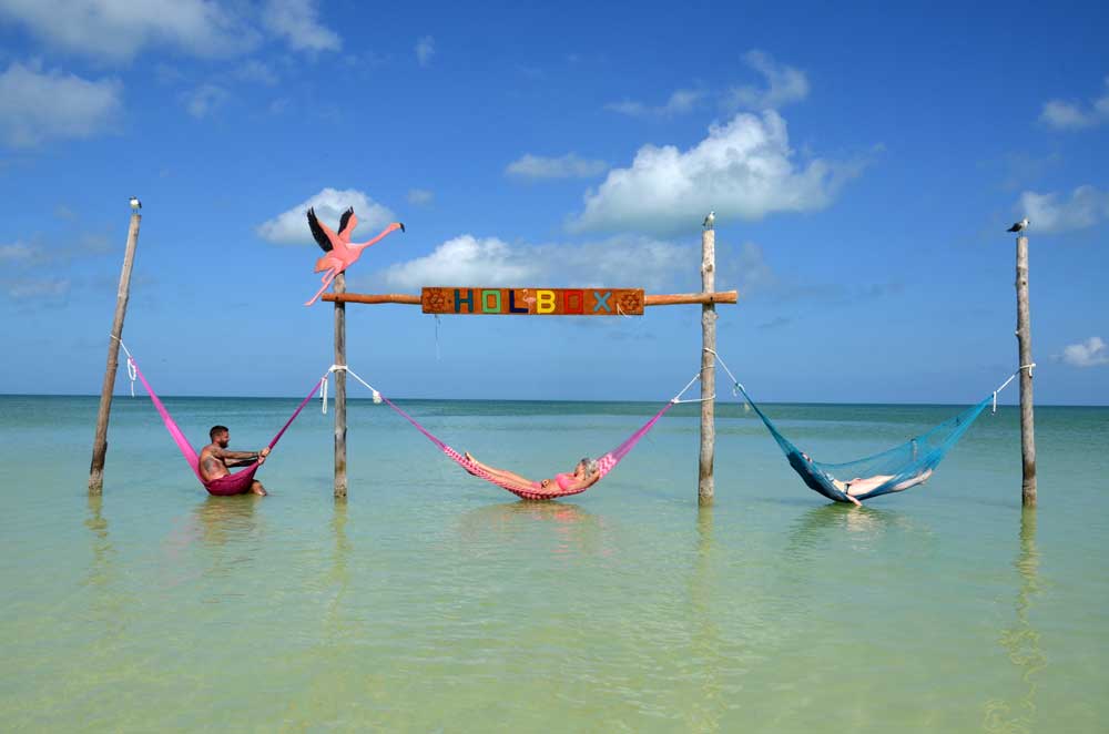 Insel-Holbox-Hängematten