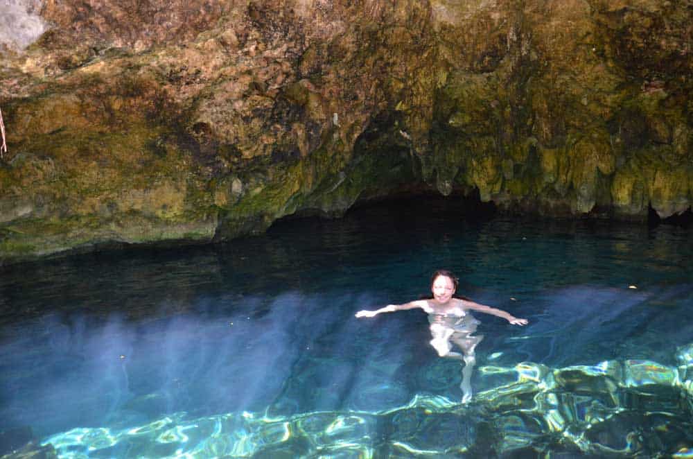 Cenote-schwimmen